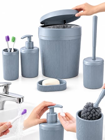  Modern 5 Parça Lüks Banyo Seti