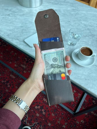 Hakiki Deri Çıtçıtlı Erkek Cüzdan | Nova 5801
