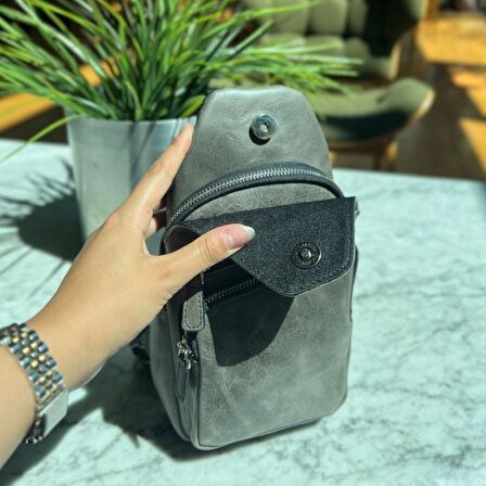 Hakiki Deri Unisex Çapraz Çanta | Baggy 6981