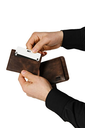 Hakiki Deri Erkek Kartlıklı Cüzdan | Fossil 5750