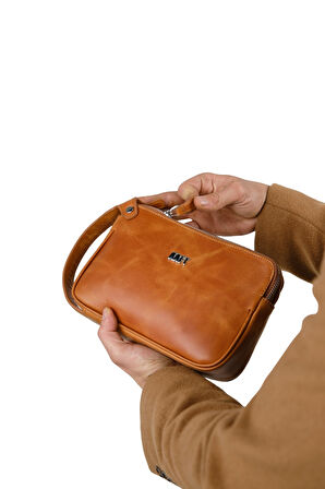 Hakiki Deri Unisex El Çantası | Moon Bag 4381