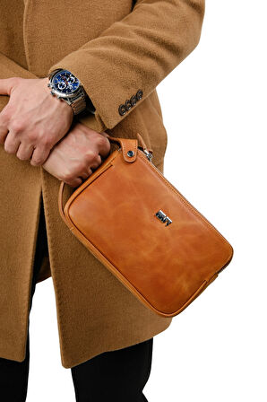 Hakiki Deri Unisex El Çantası | Moon Bag 4381