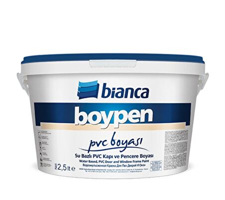 Bianca Boypen P.V.C. Boyası Beyaz 2.5LT