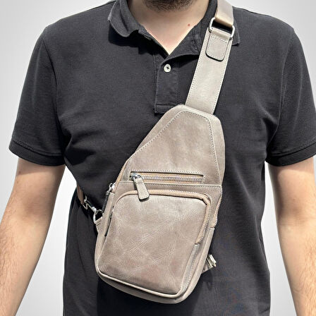 Hakiki Deri Unisex Çapraz Çanta | Baggy 6981