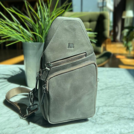Hakiki Deri Unisex Çapraz Çanta | Baggy 6981