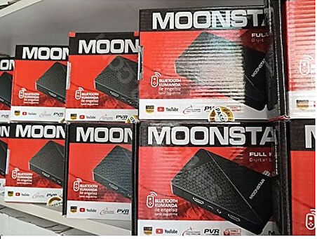 MOONSTAR MS-2000 UYDU ALICI MİNİ FULL HD Bluetooth Kumanda  YOUTUBE IPTV
