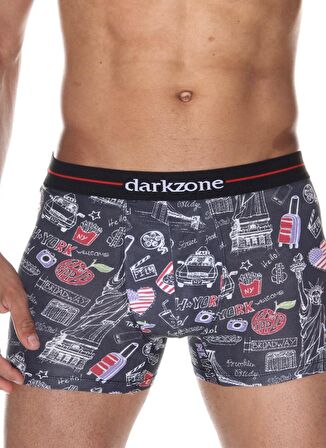 Darkzone Çok Renkli Erkek Boxer DZN2066