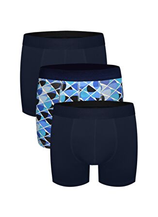 Darkzone Lacivert Erkek Boxer DZNC4