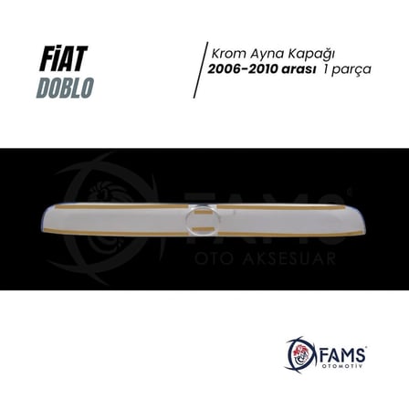 Fiat Doblo Krom Bagaj Çıtası 2006-2010 Arası Paslanmaz Çelik