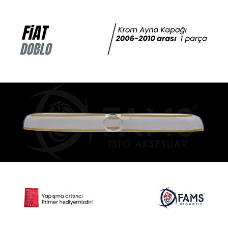 Fiat Doblo Krom Bagaj Çıtası 2006-2010 Arası Paslanmaz Çelik