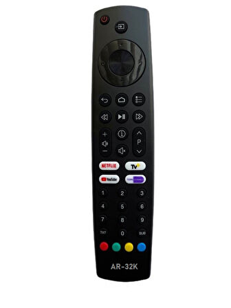 ARÇELİK*BEKO*GRUNDIG TS9187R RC4353902/01 NETFLIX-YOUTUBE-BEINCONNECT-TV+ TUŞLU LCD-LED TV KUMANDA YAZISIZ (TS91