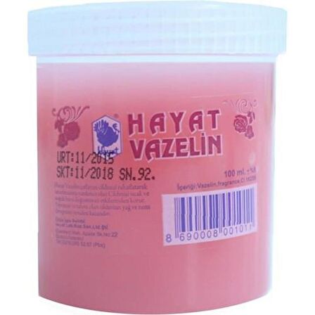 Hayat Vazelin Pembe 100 ml