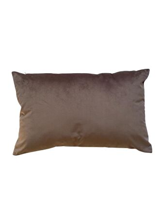 Üç Renk Kadife 35x55 Dikdörtgen Kırlent Kılıfı