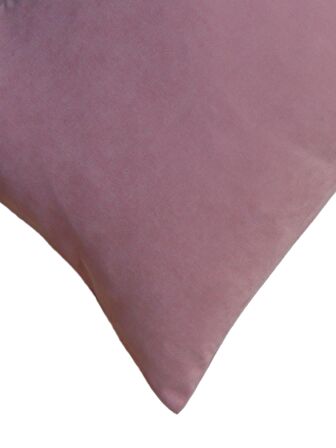 Pudra Düz  Renk 35x55 Dikdörtgen Kırlent Kılıfı