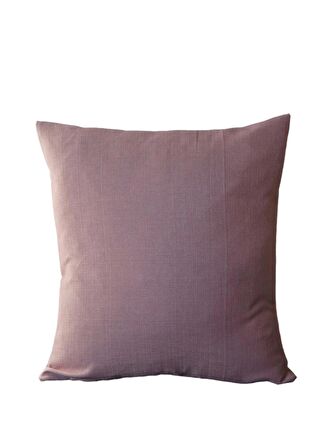 Pudra Renkli Düz 40x40 Kare Kırlent Kılıfı