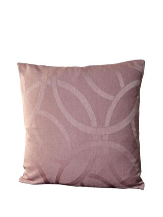 Pembe Desenli  43x43 ve 40x40 Kare Kırlent Kılıfı