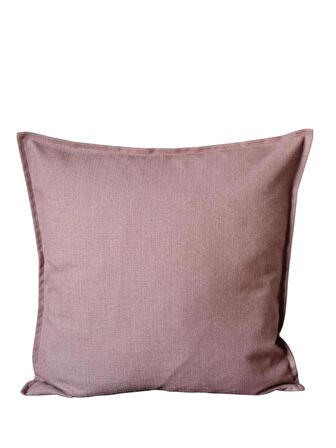 Pudra Renkli Düz 45x45 Kare Kırlent Kılıfı