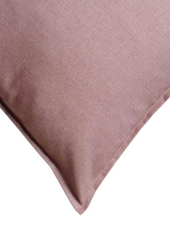 Pudra Renkli Düz 45x45 Kare Kırlent Kılıfı