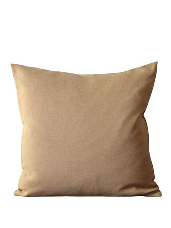 Hardal Renkli Düz 45x45 Kare Kırlent Kılıfı