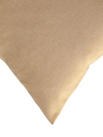 Hardal Renkli Düz 45x45 Kare Kırlent Kılıfı