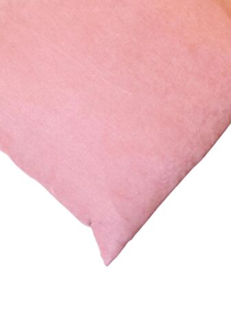 Pudra Renkli Düz 43x43 Kare Kırlent Kılıfı