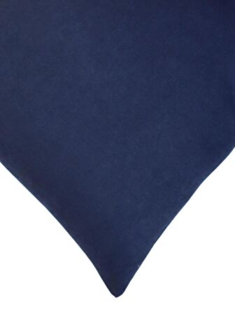 Lacivert Renkli Düz 43x43 Kare Kırlent Kılıfı