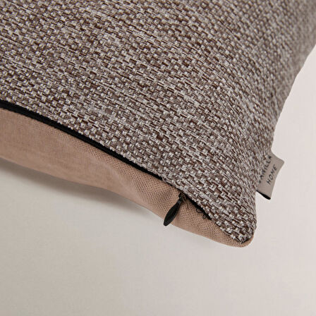 Chicago Natural Dokulu Kırlent Kılıfı