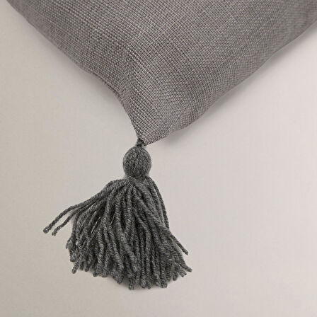 Moon Püskül Detaylı Kırlent Kılıfı