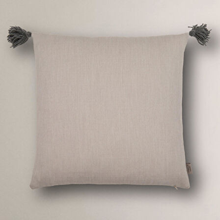 Moon Püskül Detaylı Kırlent Kılıfı