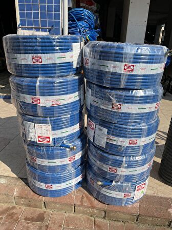 Sel 8 mm 50 mt Basınçlı İlaçlama Hortumu Pres Başlıklı