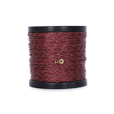 bluebee EC20 2x0.4mm 500m Bordo 0.22mm Halatlı Çelik Telli Elektrikli Çit İpi