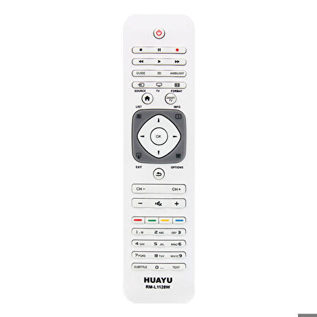 PHILIPS RM-L1128W BEYAZ 3D LCD-LED TV KUMANDA