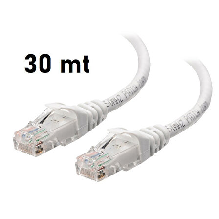 SHOWMAX CAT6 30 MT POŞETLİ RJ45 PATCH NETWORK ETHERNET İNTERNET KABLOSU