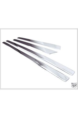 Fiat Grande Punto Coupe Van Krom Yan Kapı Koruma Çıtası 4 Parça 2005 Ve Üzeri Paslanmaz Çelik