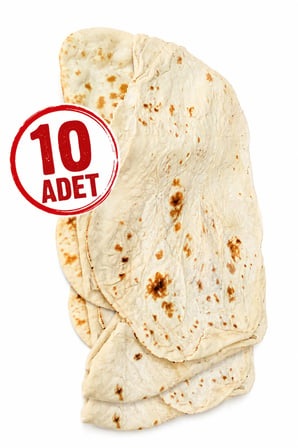 Geleneksel Lezzet Taptaze Yumuşak 10 Adet Dürüm Lavaş Ekmek