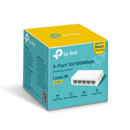 Tp-Link Ls1005 5 Port 10/100 Masaüstü Switch