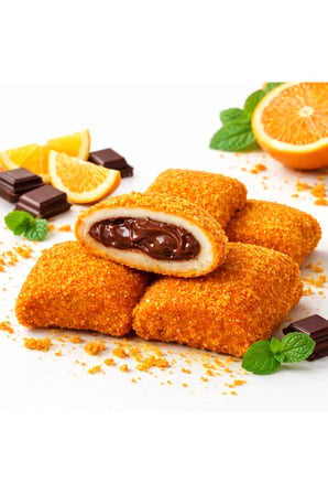 Portakallı Çikolatalı Bohça Lokum (500 Gr)