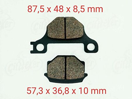 Mondial 150KN-MR-MH-XT ÖN FREN DİSK BALATASI FA093 ORJ