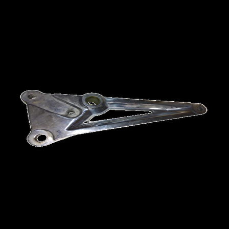 Ramzey 125-10V ÇİFT SİLİNDİR ARKA BASAMAK BRAKETİ SAĞ