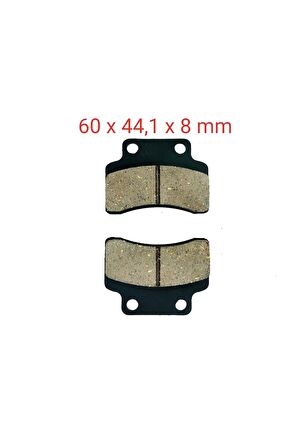 Kanuni POPCORN MARS90 ÖN FREN DİSK BALATASI