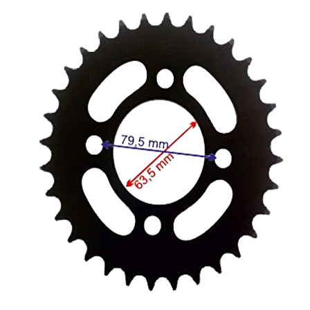 REGAL REGAL ARKA DİŞLİ 530-32T İÇ 63,50X4 DELİKLİ ÖM