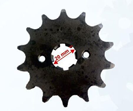 REGAL REGAL ÖN DİŞLİ 530-14T İÇ 20X6 TIRNAKLI 2 DELİKLİ ÖM