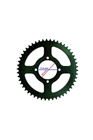 Yamaha YBR ARKA DİŞLİ 428-50T İÇ 64 mm IND ÖM