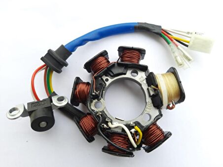 Yamaha CRYPTON STATÖR KOMPLE 7 Lİ 37-92-24X3D 7K A KALİTE