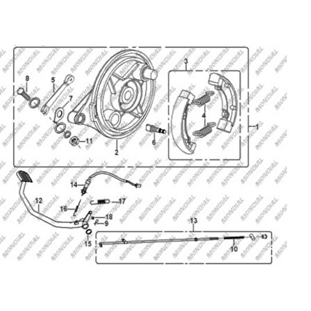 100Mfh Arka Kampana Siyah Komple Orj