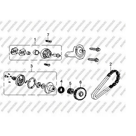Yağ Pompa Rotor Dişlisi 18T Mh-Mr-Mc-Mx-Mg Kıng Orj
