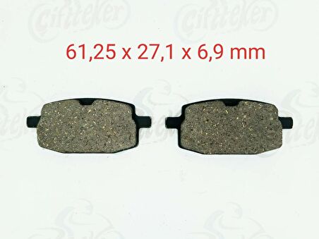 Mondial BEESTREET 50 ÖN FREN DİSK BALATASI SFA169 ORJ