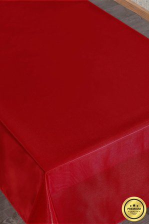 Kristal Monoray Kumaş Kırmızı Masa Örtüsü Dikdörtgen 140x200 Cm 766