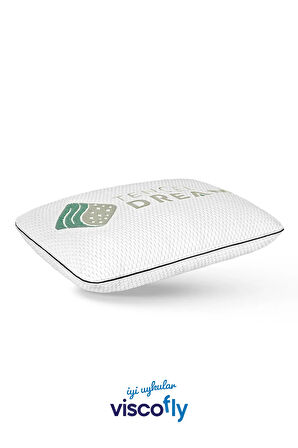 Visco Parçacıklı Klasik Yastık - 57 x 40 x 12 cm -  1200 gr İç Dolgulu