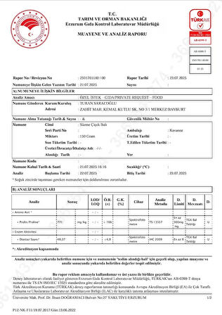 850g Yeni Sezon Yüksek Rakım Şekersiz Poliflora Çiçek Balı 770 Prolin